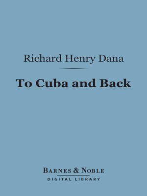 cover image of To Cuba and Back (Barnes & Noble Digital Library)